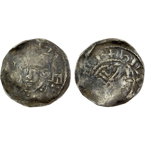 ENGLAND: Stephen, 1135-1154, AR penny (1.33g), Norwich, ca. 1154-1158, F-VF