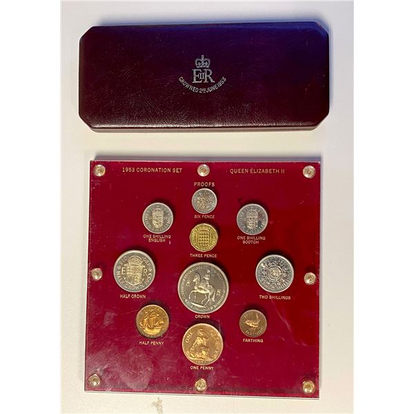 GREAT BRITAIN: Elizabeth II, 1952-2022, proof set, 1953, Choice Proof