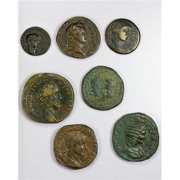 ANCIENT: ROMAN EMPIRE: LOT of 7 bronzes