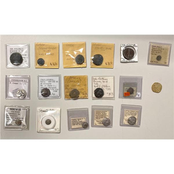 ANCIENT: LOT of 17 coins