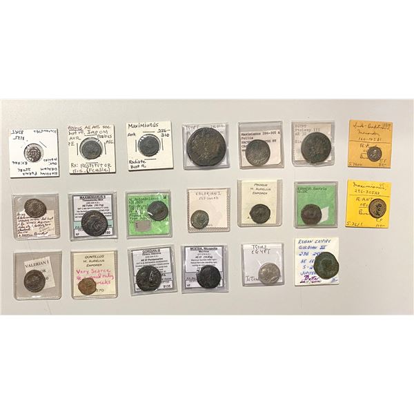 ANCIENT: LOT of 21 coins