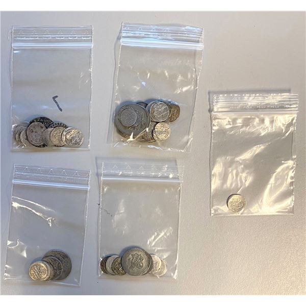 ISLAMIC: TURKEY: LOT of 63 silver coins