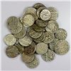 Image 1 : INDIA: MUGHAL: LOT of 34 silver rupees