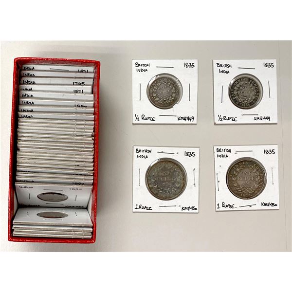 INDIA: LOT of 33 coins