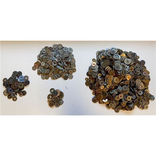 CHINA: LOT of 2097 coins