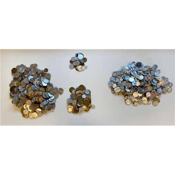 CHINA: LOT of 1076 base-metal coins