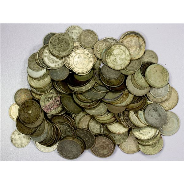 CHINA: LOT of 173 silver coins