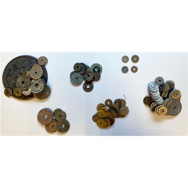 CHINA: LOT of 147 coins