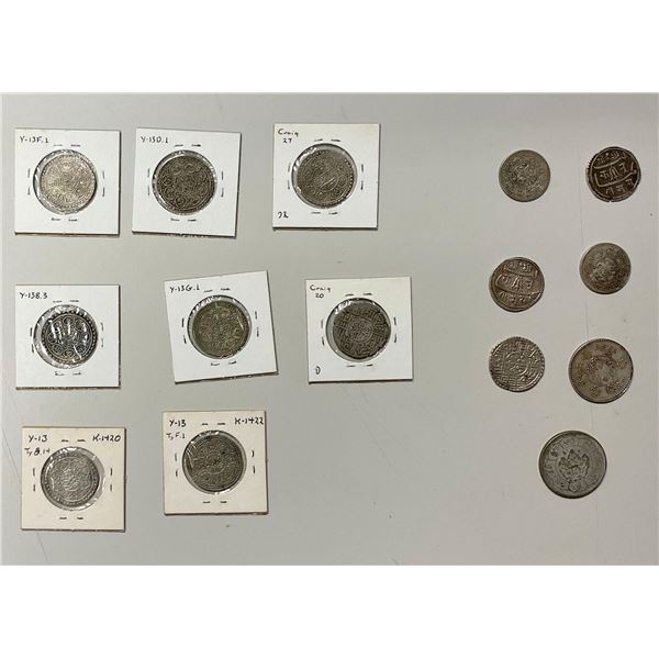 CHINA: TIBET: LOT of 14 coins