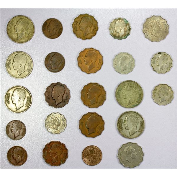 MIDDLE EAST: Iraq, LOT of 23 coins