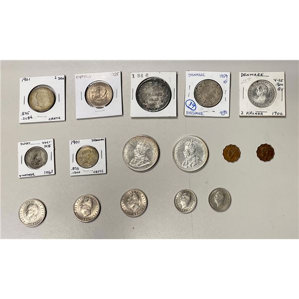 EUROPE: Various, LOT of 16 coins