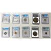 Image 2 : EUROPE: Various, LOT of 10 certified coins