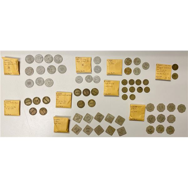 AMERICAS: El Salvador, LOT of 63 tokens