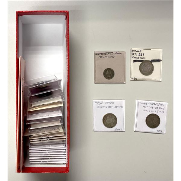 WORLDWIDE: Various, LOT of 37 coins