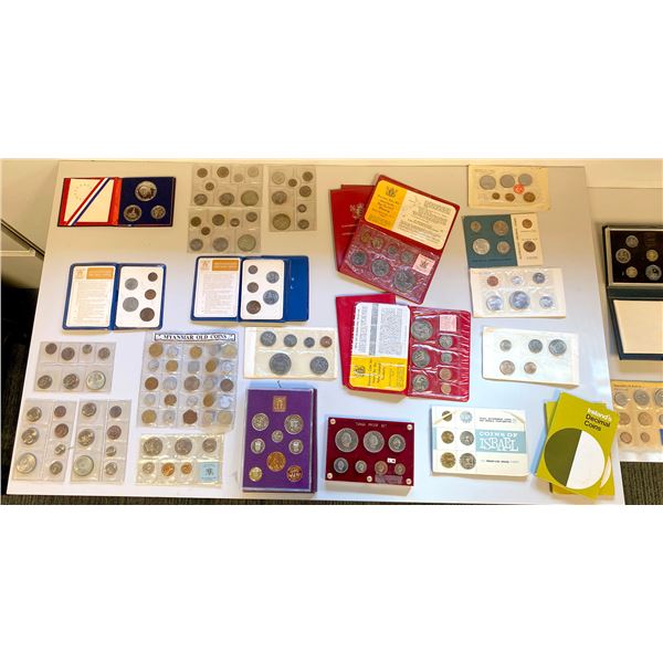 WORLDWIDE: Various, LOT of 31 sets