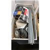 Image 8 : LOT OF REBAR LENGTHS, SPRAY GUNS, TROUBLE LIGHT AND MORE