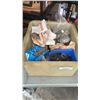 Image 8 : 2 BOXES AND BIN OF WASHERS, TOOLS AND MORE