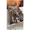 Image 1 : TRAY OF WESTWARD RATCHETS WITH BEAKER BARS, SOCKETS, EXTENTIOONS AND MORE