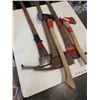 Image 2 : LOT OF AXES, PICKAXE AND HATCHET