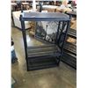 Image 2 : 2 PLASTIC SHELVING UNITS 55"TALL