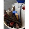 Image 4 : BUCKET OF TOOLS, FILES AND SPIKES