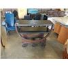 Image 1 : NEW CUSTOM MADE ROLLING RUSTIC SERVING CART RETAIL $1600
