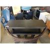 Image 2 : NEW CUSTOM MADE ROLLING RUSTIC SERVING CART RETAIL $1600