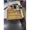 Image 1 : NEW BAMBOO CUTLERY TRAY AND 3 NEW BAMBOO CUTTING BOARD SETS