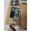 Image 4 : NEW BAMBOO CUTLERY TRAY AND 3 NEW BAMBOO CUTTING BOARD SETS