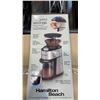 Image 2 : AS NEW HAMILTON BEACH BURR COFFEE GRINDER - RETAIL $69