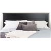 Image 2 : AS NEW KING SIZE PREPAC 4 POST BEDFRAME AND HEADBOARD (2 BOX LOT) BBSK-1302-2K & BHFK 1301-1  - RETA
