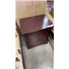 Image 2 : BRAND NEW CHERRY AVENZA NIGHTSTAND, SHIPPING DAMAGE TO ONE CORNER,