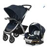 Image 1 : CHICCO BRAVO 3-IN-1 QUICK FOLD TRIO TRAVEL SYSTEM - RETAIL $829