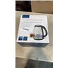 Image 1 : INSIGNIA 1.7L GLASS ELECTRIC KETTLE - TESTED WORKING - RETAIL $49