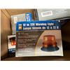 Image 2 : BOX OF 6 POWERFIST ORANGE WARNING LIGHTS. STROBE WITH SCREW IN BASE