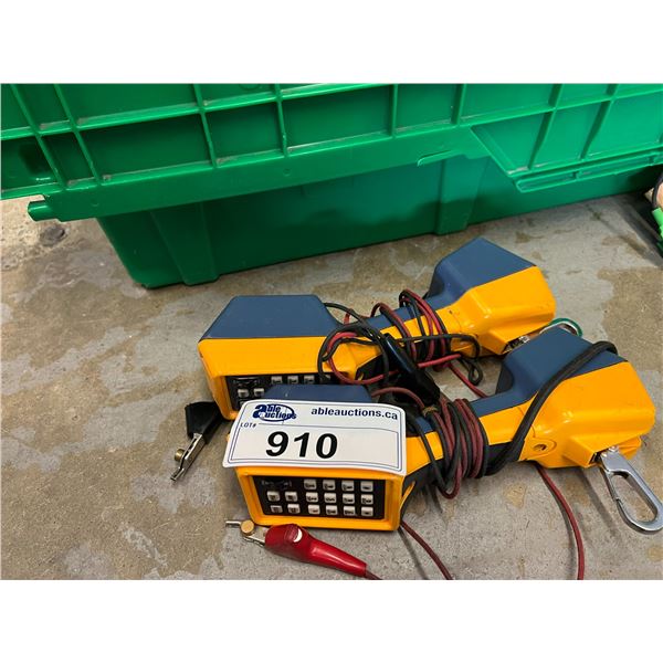 2 FLUKE TS22 LINESPERSON TEST PHONES