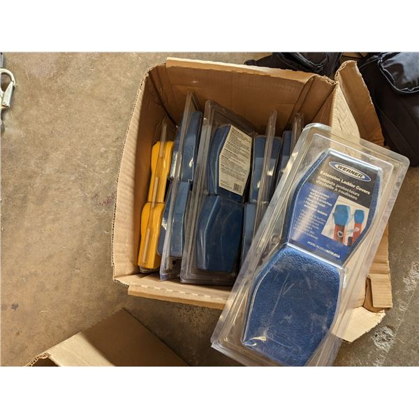 BOX OF 6 PAIRS OF EXTENSION LADDER TOP COVERS
