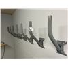 Image 1 : GROUP OF 7 VERY HEAVY DUTY WALL HOOKS.