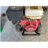 Image 2 : PRESSURE WASHER WITH HONDA 13 HP MOTOR. FLAT TIRES, TURNS OVER, LOTS OF COMPRESSION. NO HOSE