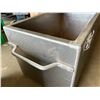 Image 2 : 6'X14"X14" ALUMINUM CUSTOM BIN. WOULD BE GREAT IN BACK OF PICKUP OR IN A SHOP. HANDLES ON EACH END.