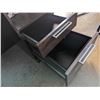 Image 2 : LAMINATE DESK. 65" X 24". 2 DRAWERS