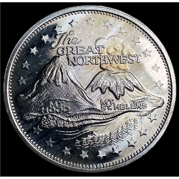 The Great Northwest Proof 1 ozt .999 Silver
