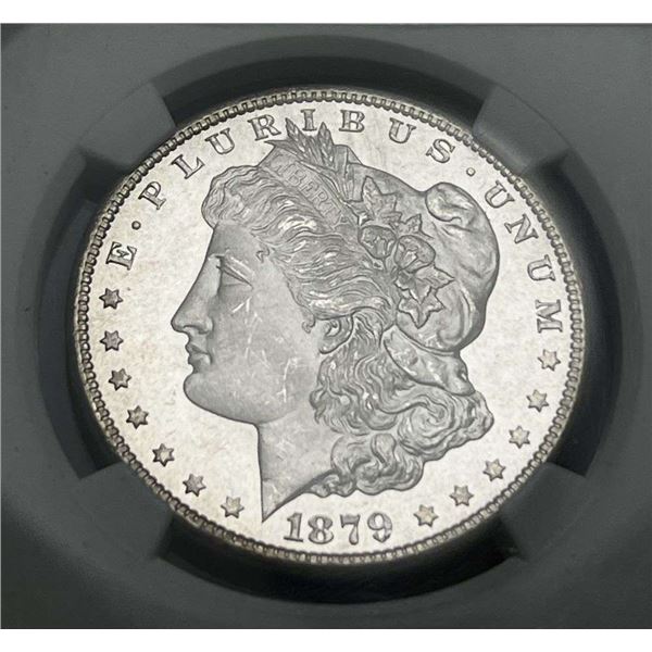 Premium Quality 1879-S Morgan Silver Dollar NGC MS66