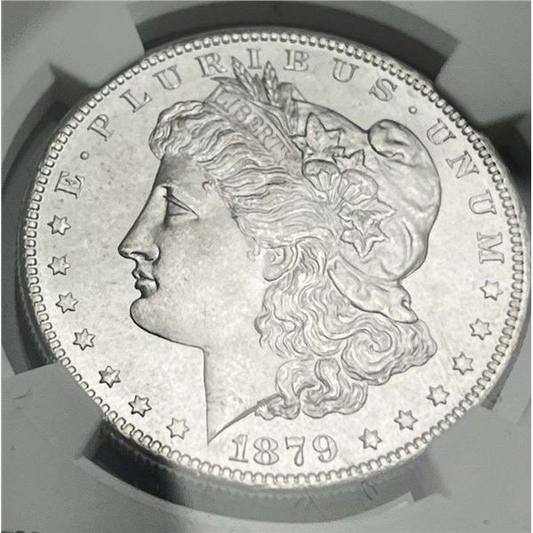 Premium Quality 1879-S Morgan Silver Dollar NGC MS66