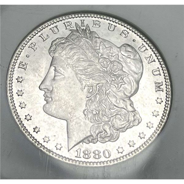 Premium Quality 1880-S Morgan Silver Dollar NGC MS66