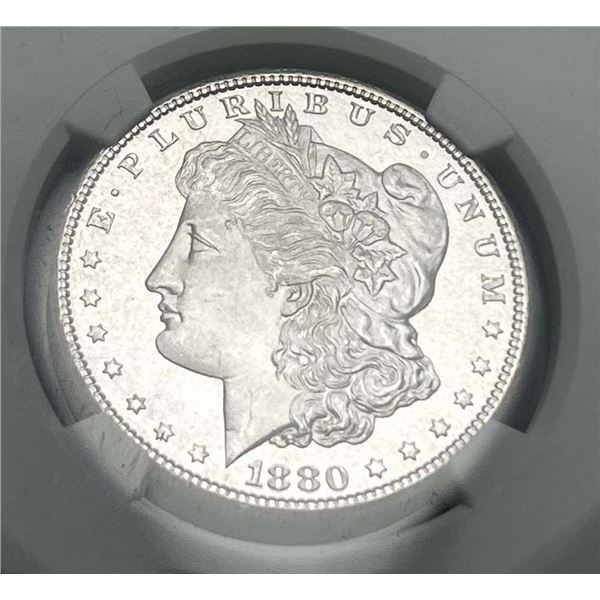 Premium Quality 1880-S Morgan Silver Dollar NGC MS66