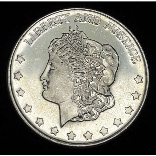 Northstar Mint Morgan Deisgn Liberty and Justice 1 ozt .999 Silver