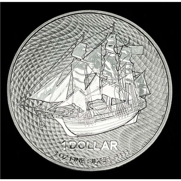 2023 Cook Island $1 Sailing Ship 1 ozt .9999 Silver