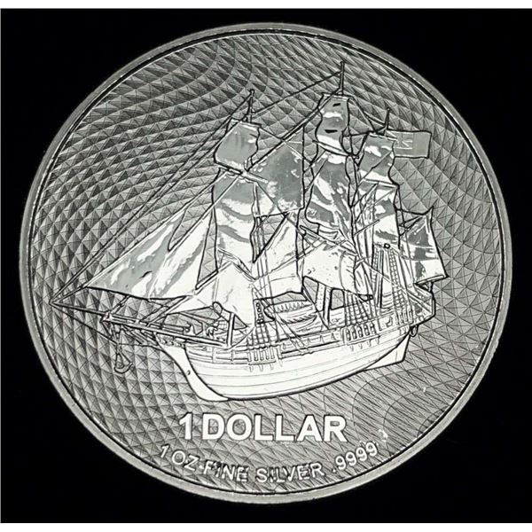 2023 Cook Island $1 Sailing Sail 1 ozt .9999 Silver