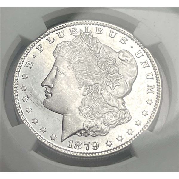 Premium Quality 1879-S Morgan Silver Dollar NGC MS66